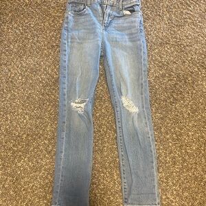 Art Class Light Blue Distressed Kids Jeans
